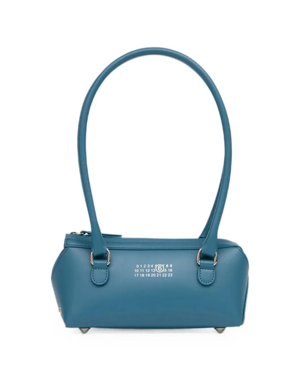 MM6 by Maison Margiela Blue Mini Sac À Main Bauletto