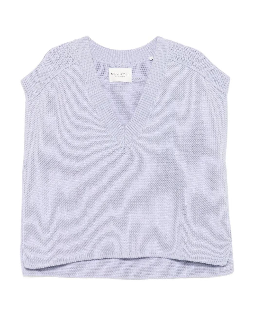 Marc O' Polo Purple V-Neck Sleeveless Top