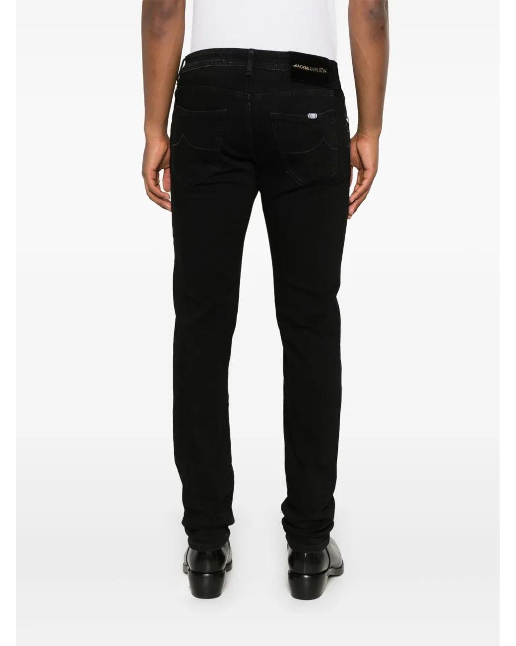 Jacob Cohen Black Nick Slim Jeans for men
