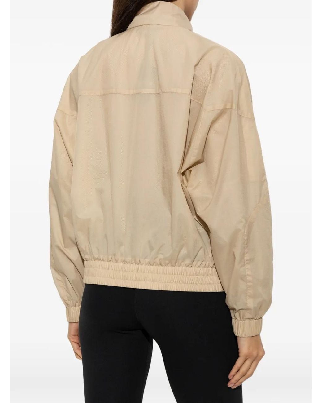 EA7 Natural Stand-Up Collar Lightweight Jacket