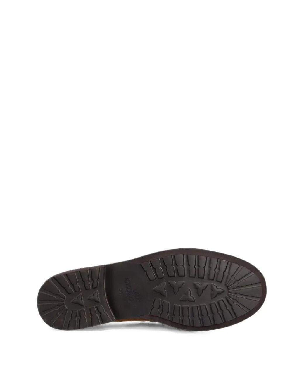 Love Moschino Brown Logo-Plaque Pleated Loafers