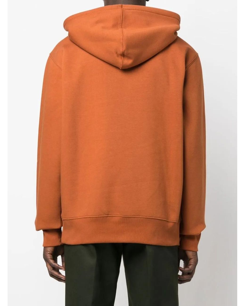 Dickies Orange Logo-Print Pullover Hoodie for men