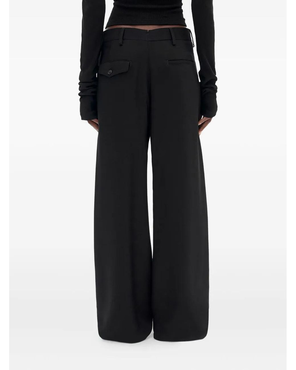 Ann Demeulemeester Blue Anneke Tie-Waist Palazzo Pants