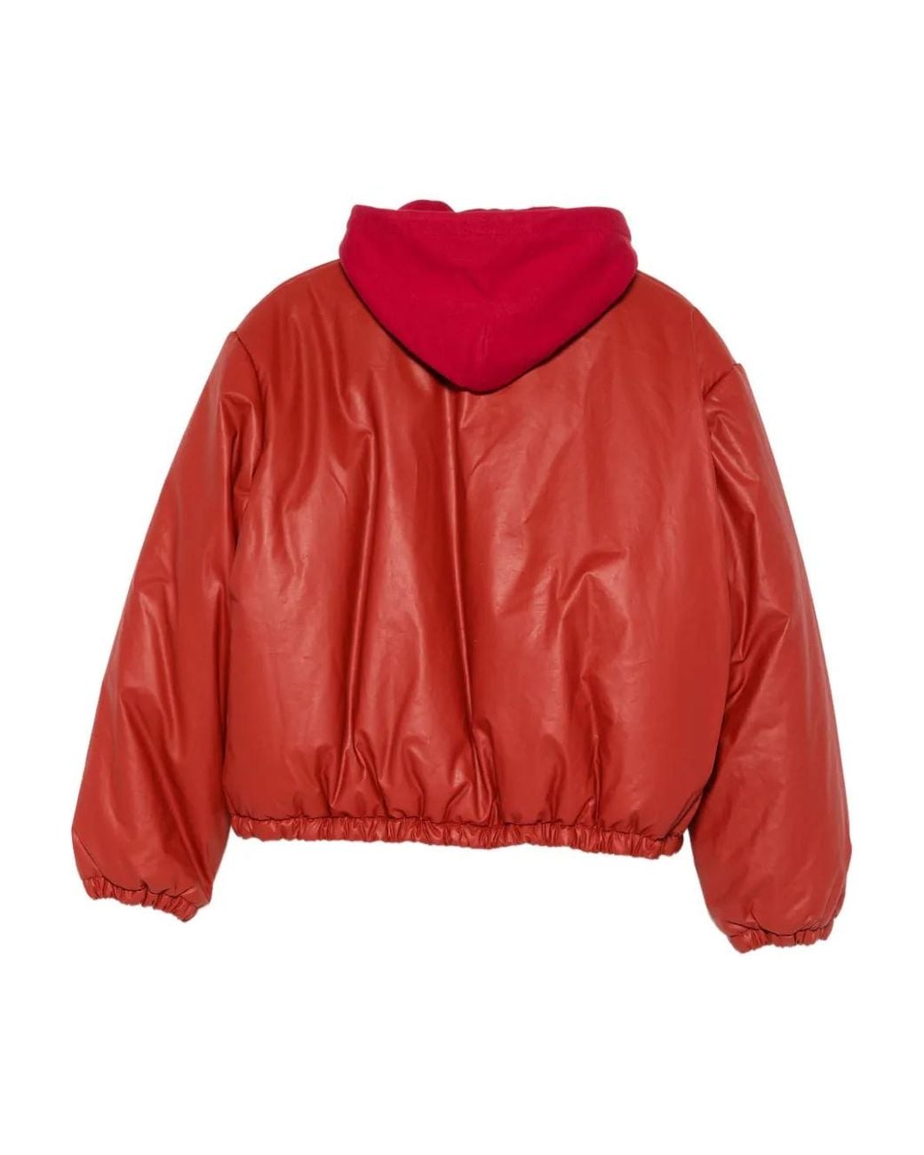 MERYLL ROGGE Red Hooded Zip Coat