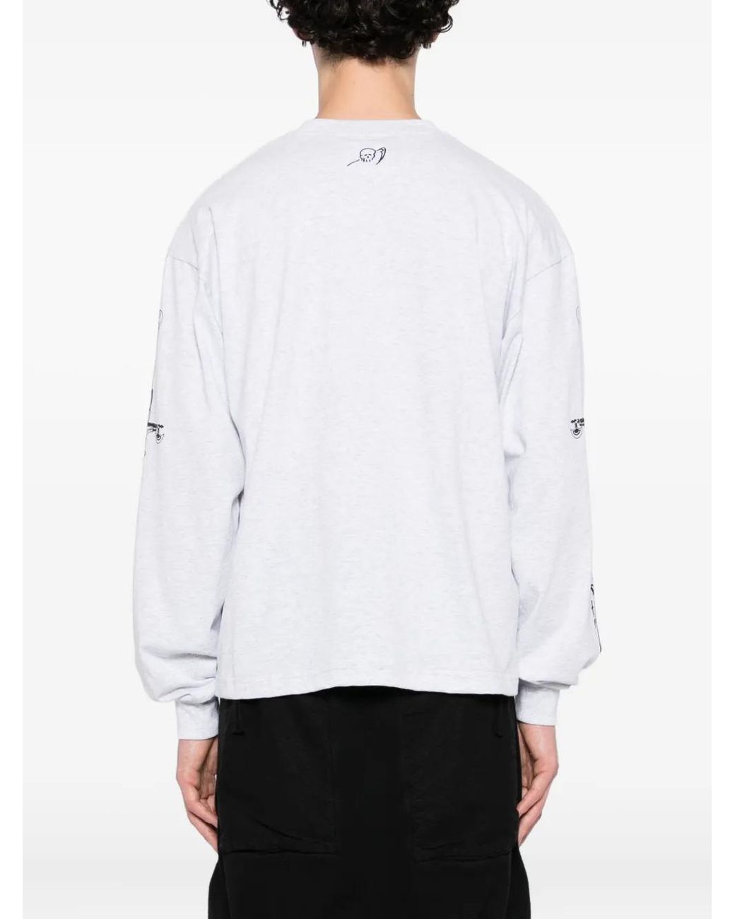 Warren Lotas White Graphic-Print T-Shirt for men
