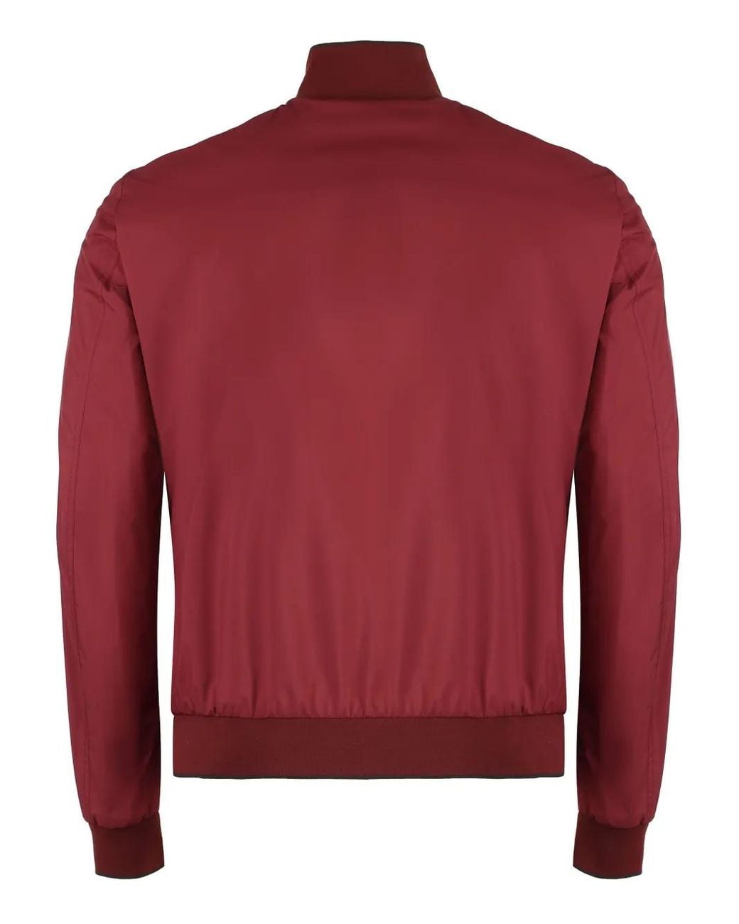 Moorer Red Mezzano Bomber Jacket for men