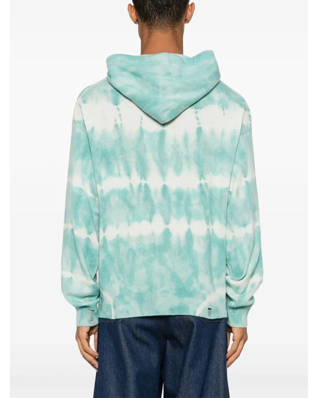 Amiri Green Ma Tie Dye Hoodie for men
