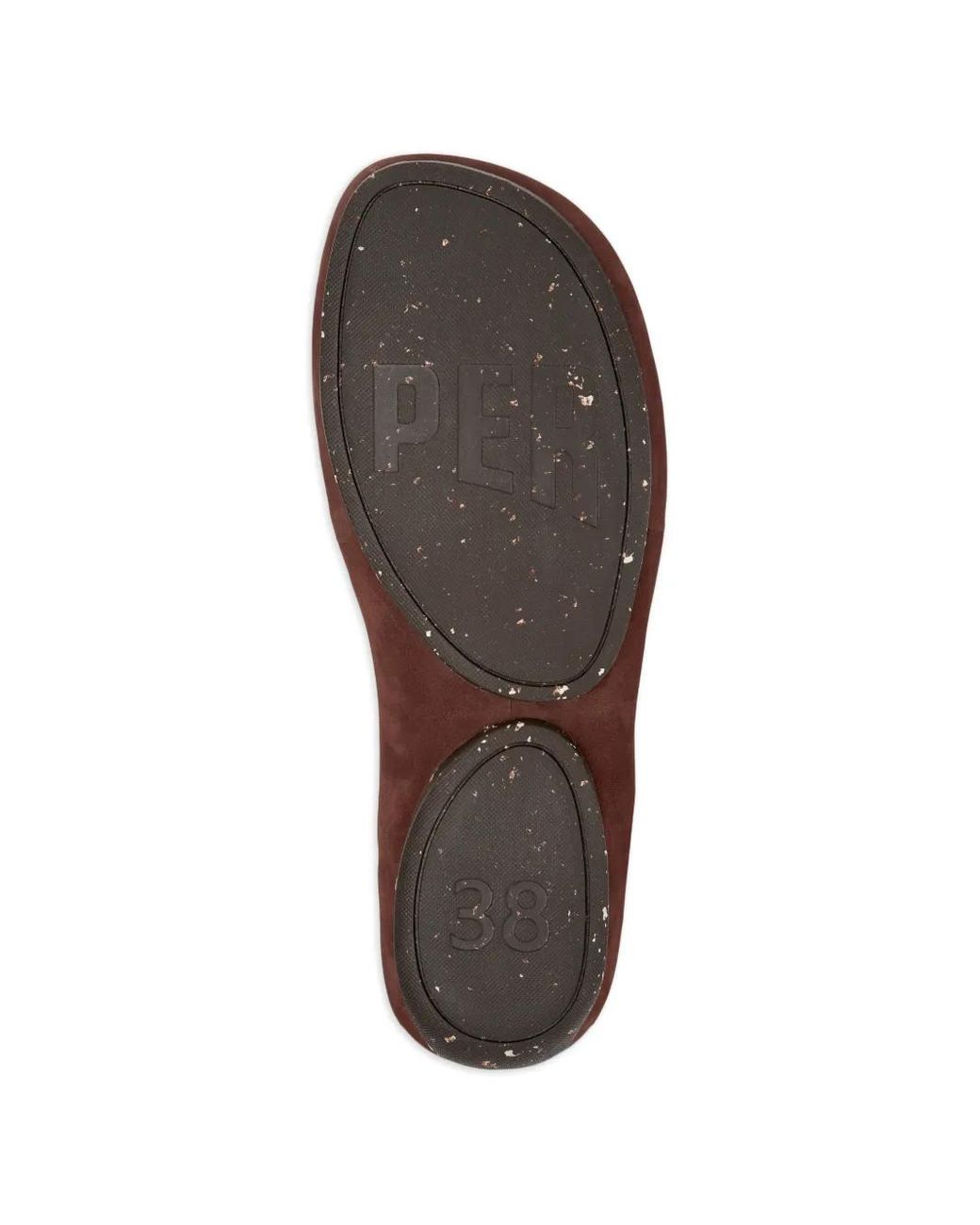 Camper Brown Isla Leather Sandals