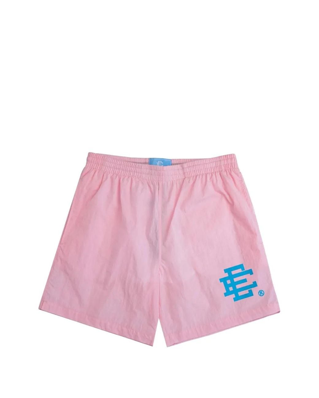 Eric Emanuel Pink Ee Logo-Print Swim Shorts for men