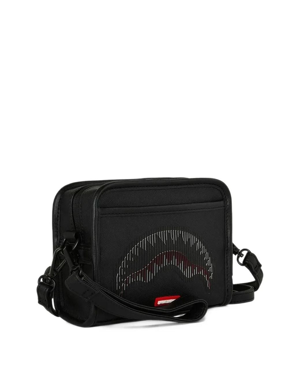 Sprayground Black Stealth Glide Shoulder Bag