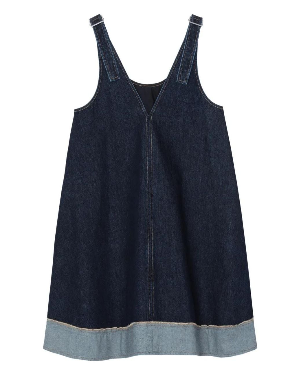 3.1 Phillip Lim Blue Tie-Strap Denim Dress