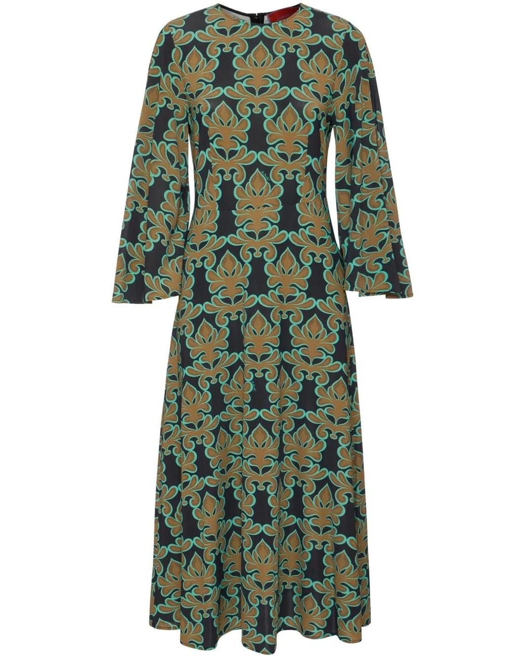 LaDoubleJ Green Sorella Midi Dress