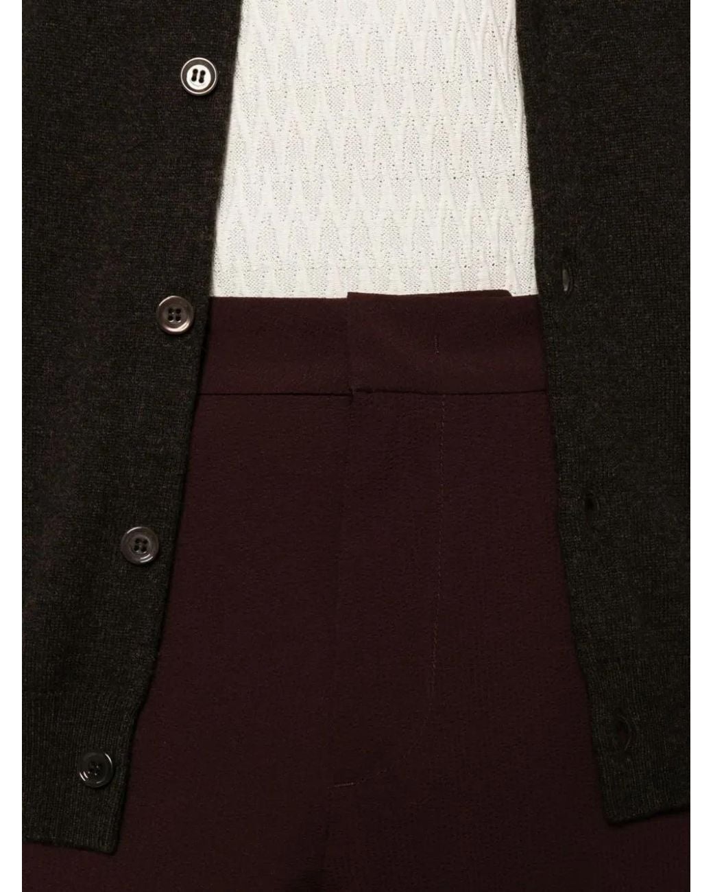 Emporio Armani Red Straight-Leg Chino Trousers for men