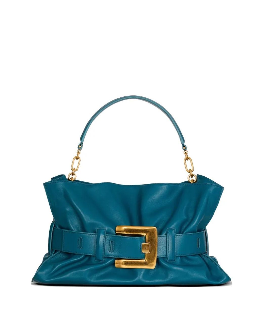 Balmain Blue Medium Anthem Bag
