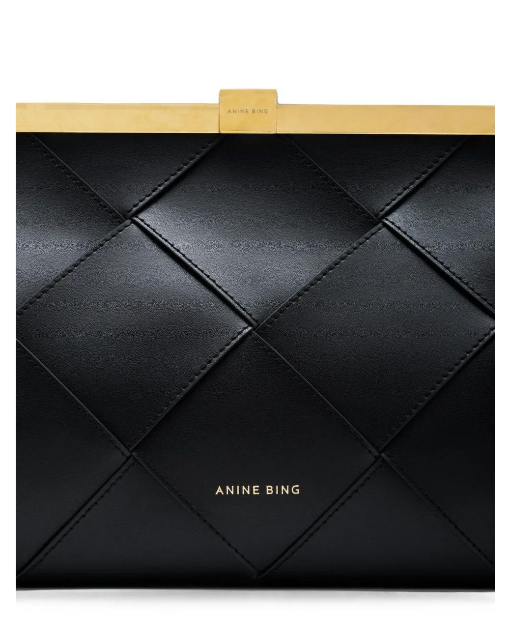 Anine Bing Black Anine Clutch