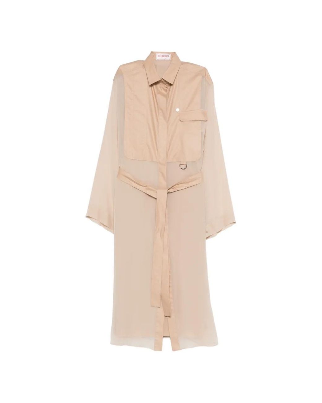 Iceberg Natural Belt Dress