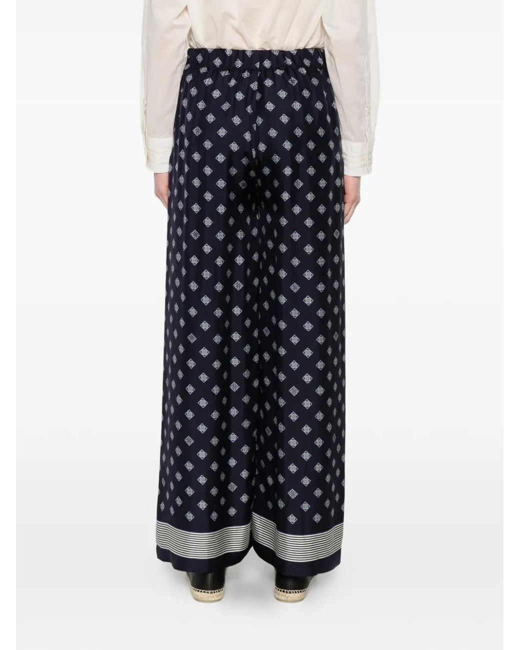 Bode Blue Foyer Diamond Pants