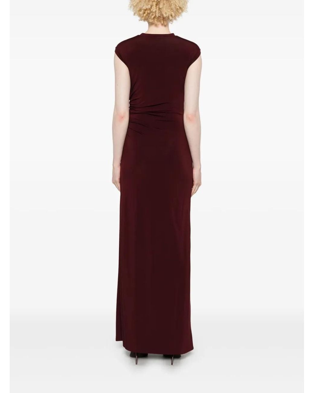 Stella McCartney Purple Sleeveless Maxi Dress