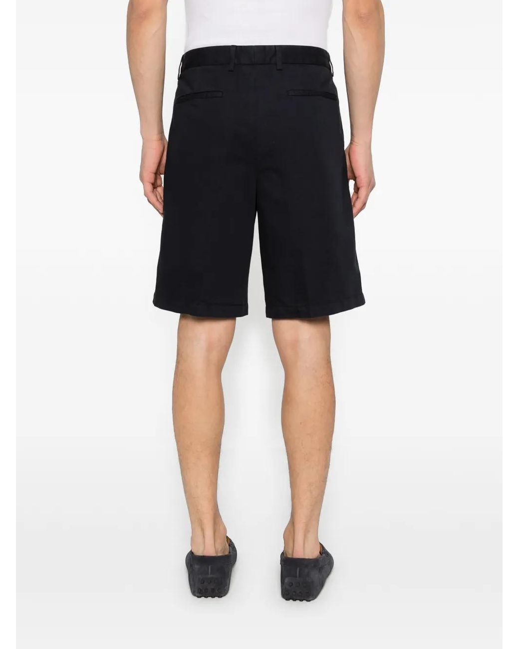 Zegna Black Pocket Shorts for men