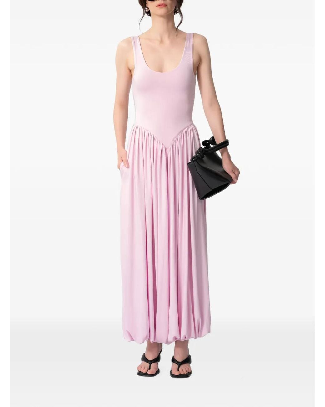 Concepto Pink Aria Gathered-Detail Jumpsuit