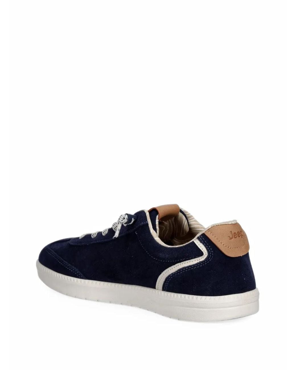 Jeep Blue Ster Logo-Embroidered Sneakers for men