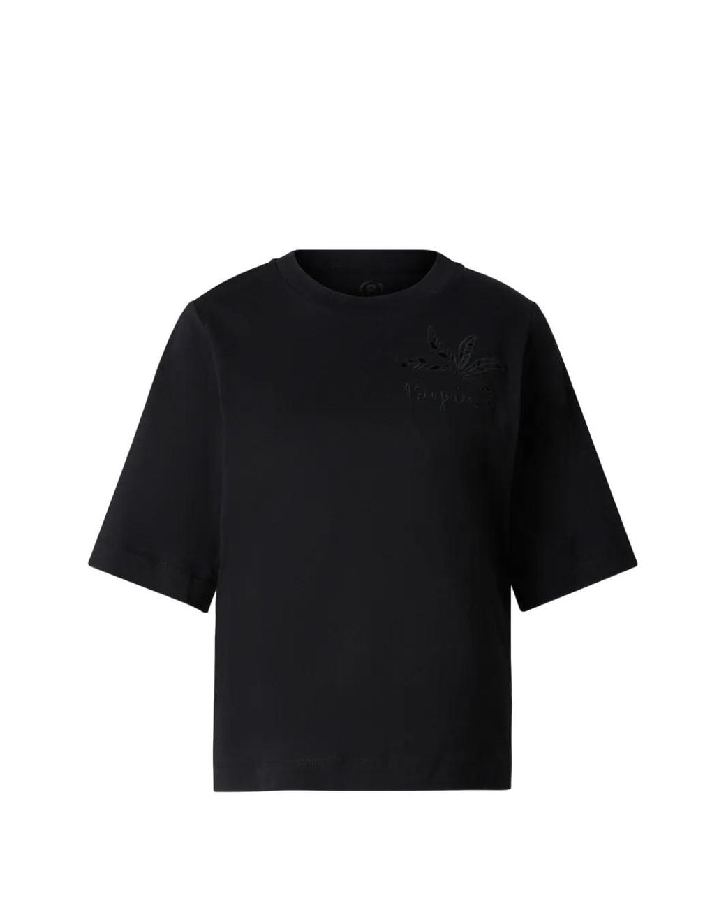 Bogner Black Dorothy Logo-Embroidered T-Shirt