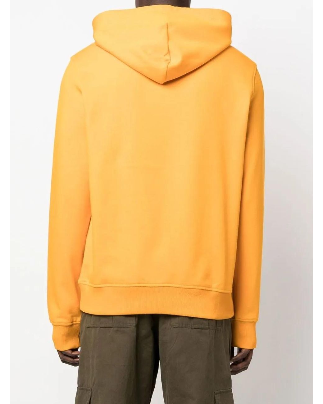 DIESEL Yellow Logo-Print Pullover Hoodie for men