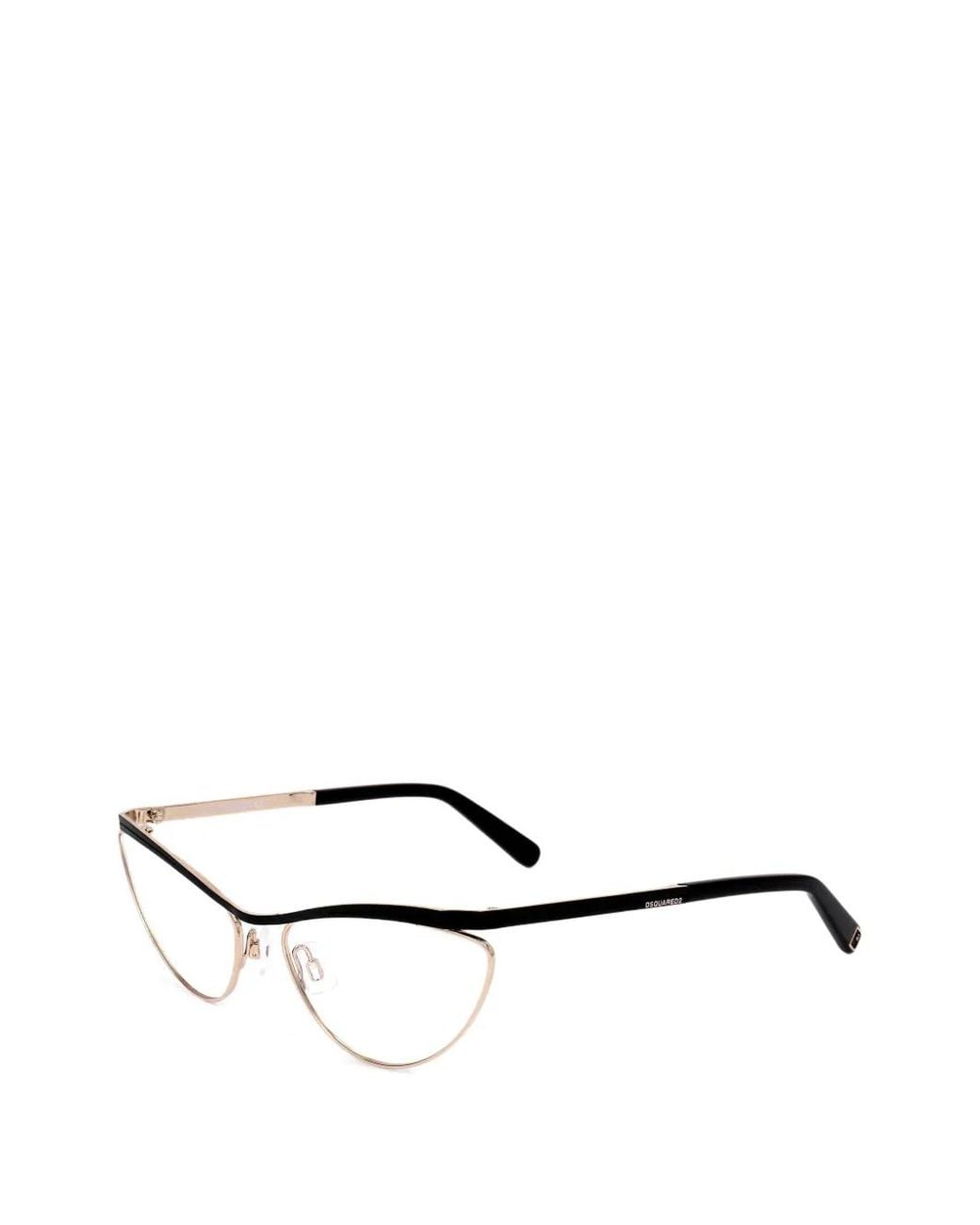 DSquared² White Brille Mit Cat-Eye-Gestell