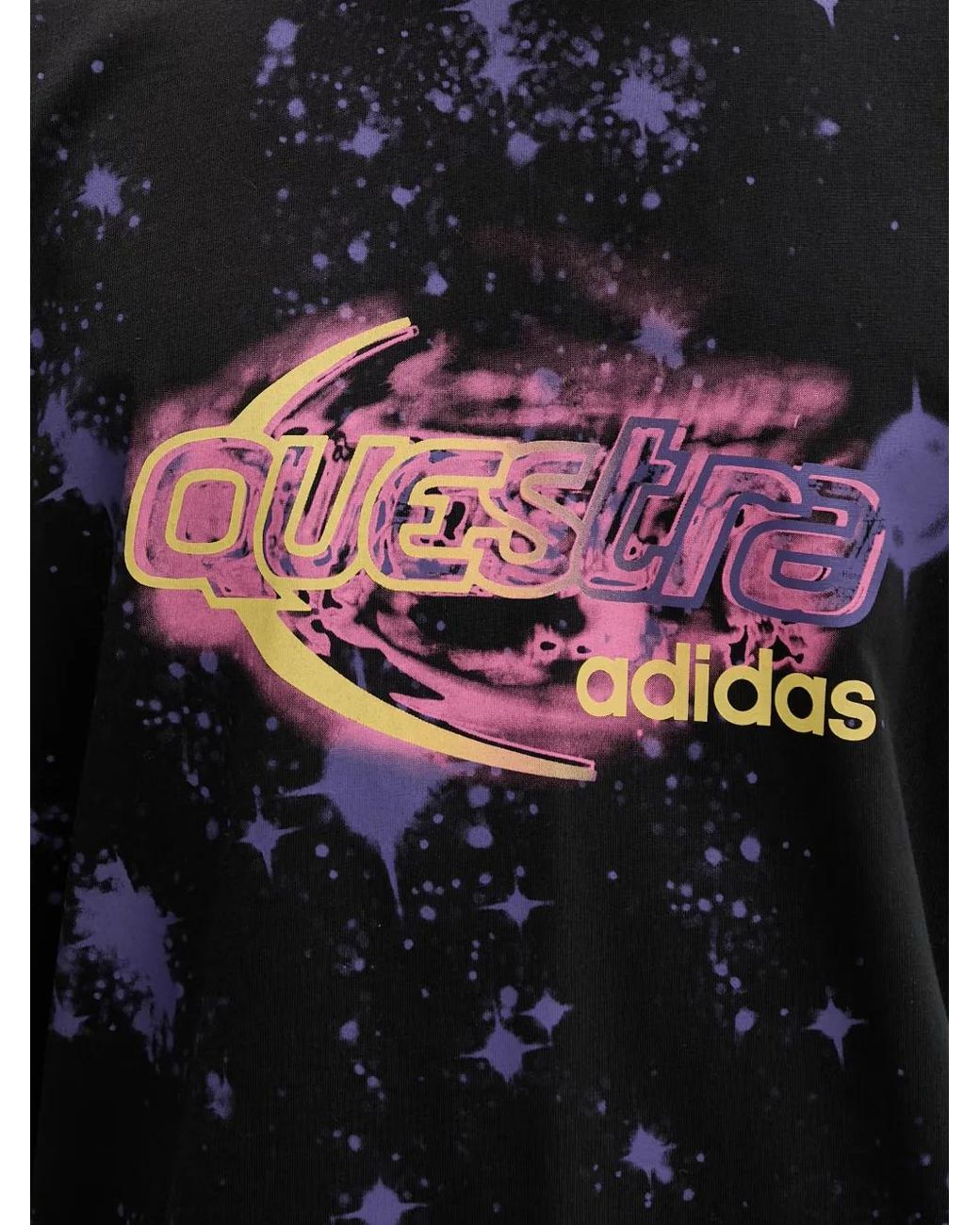 Adidas Black T-Shirt Questra À Imprimé Graphique for men
