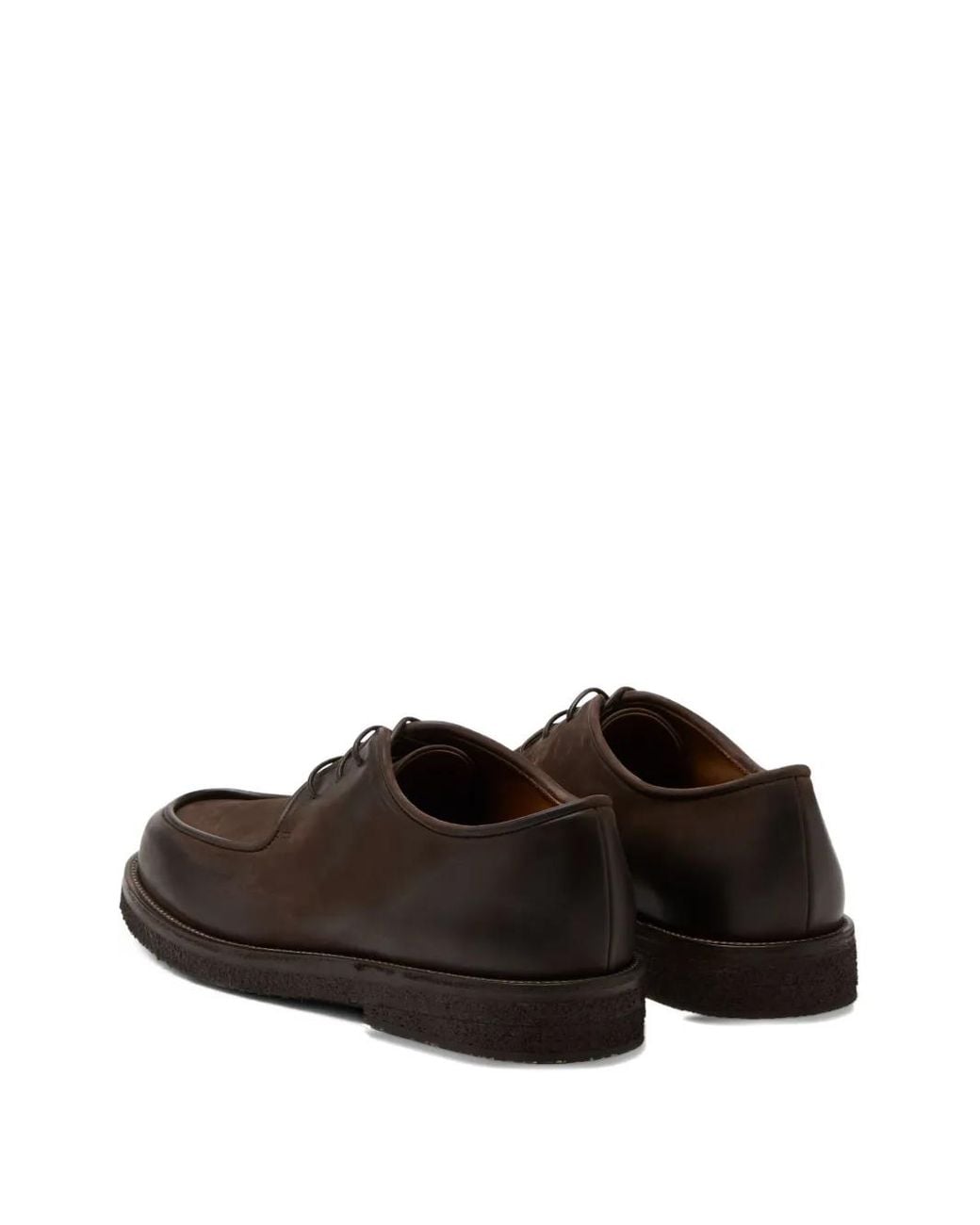 Marsèll Brown Leather Oxford Shoes for men