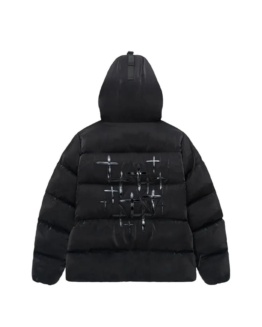 RTA Black Grant Puffer Jacket for men