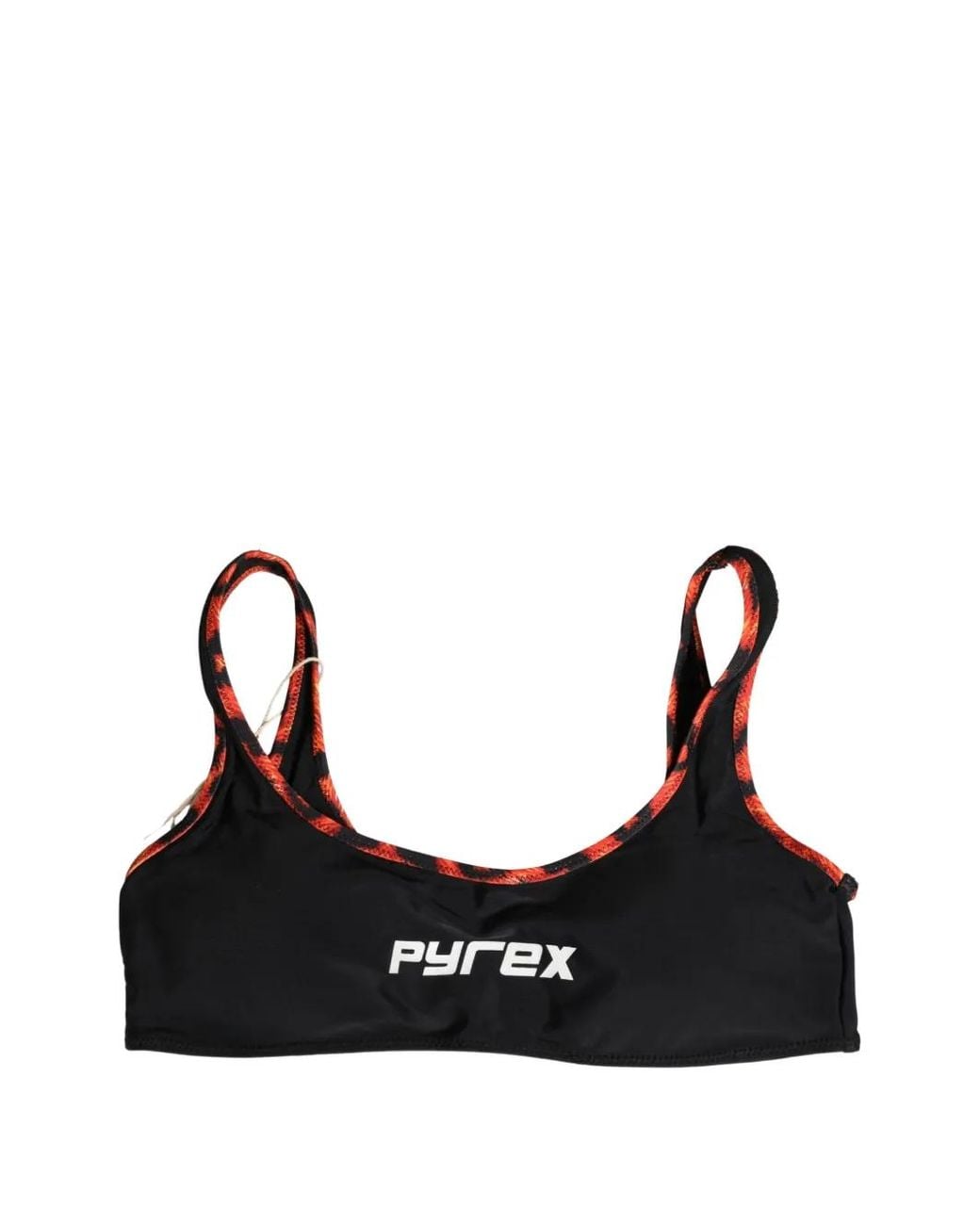 PYREX Black Leopard-Print Bikini
