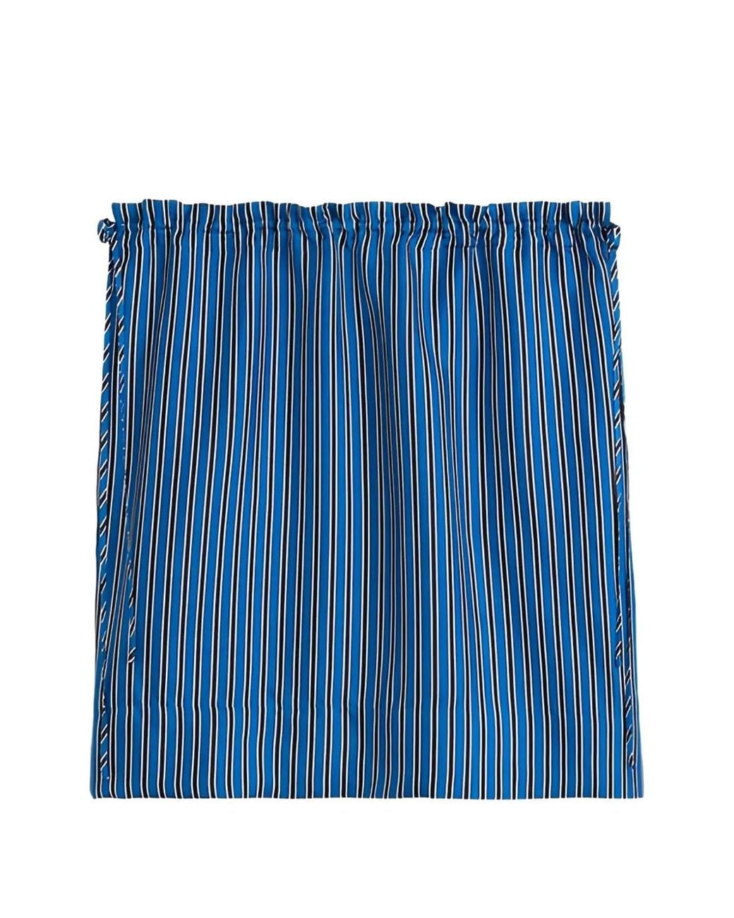Totême Blue Striped Mini Skirt