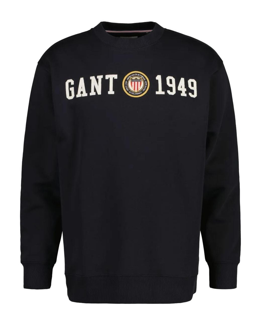 Gant Black Crest Shield Sweatshirt for men