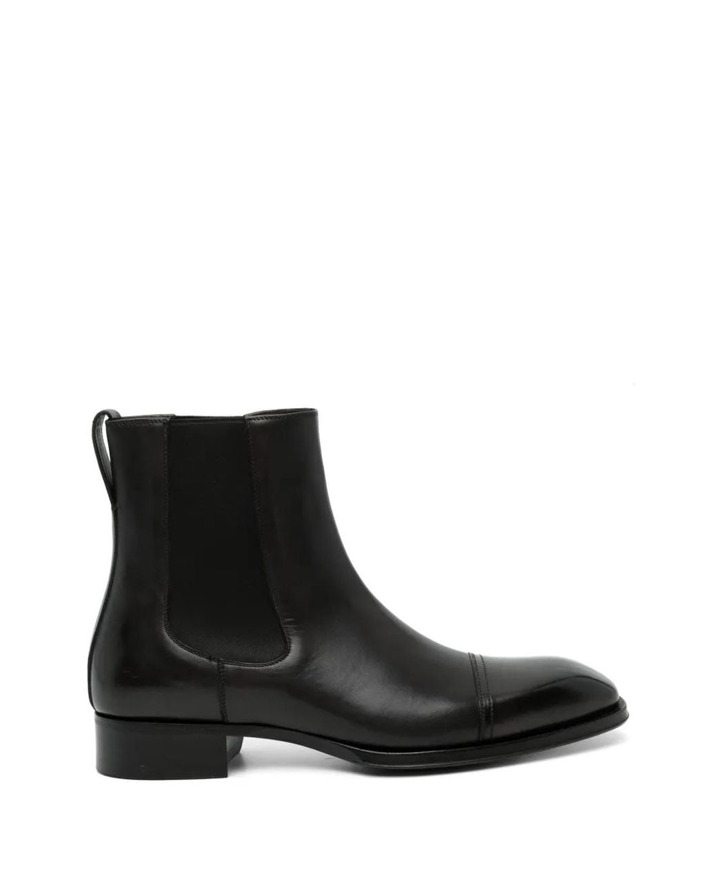 Tom Ford Black Elkan Chelsea Boots for men