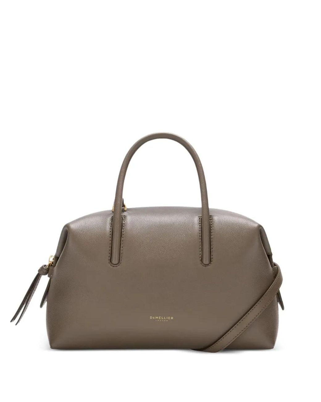 DeMellier London Brown Small Stockholm Leather Tote Bag