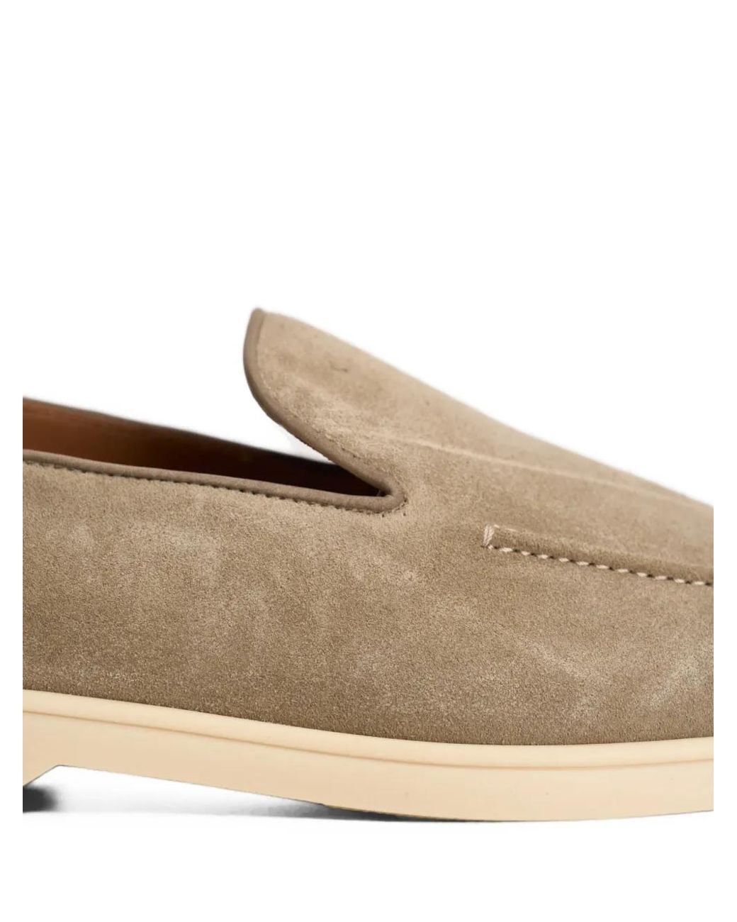 Doucal's Natural Mocassins En Daim for men