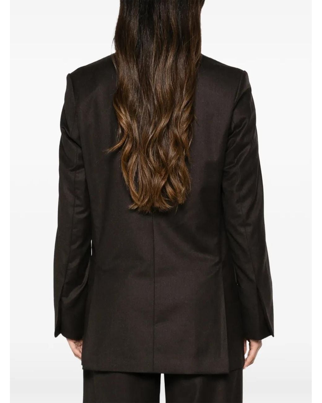 Petar Petrov Black Single-Breasted Blazer