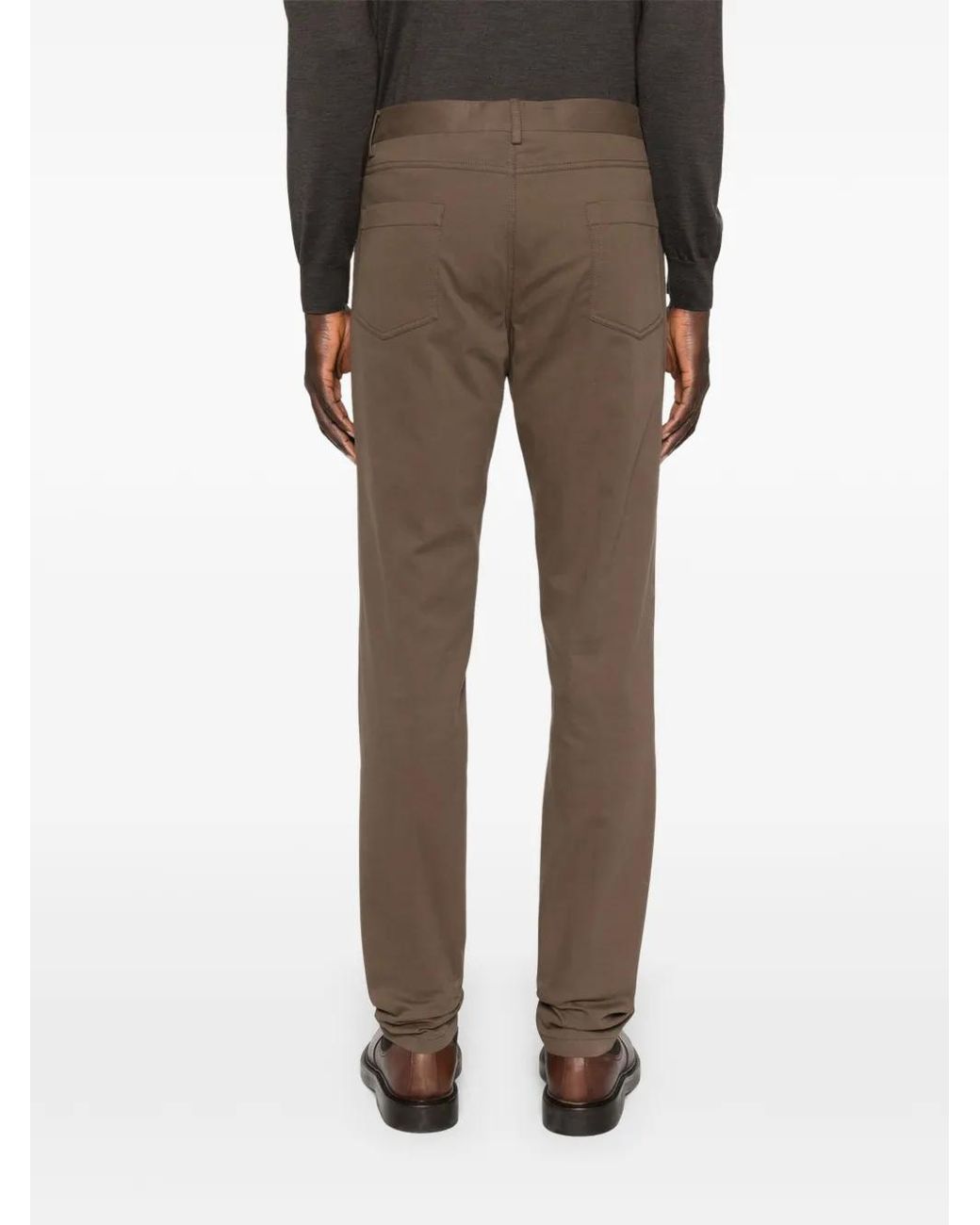 Corneliani Brown Five-Pocket Trousers for men