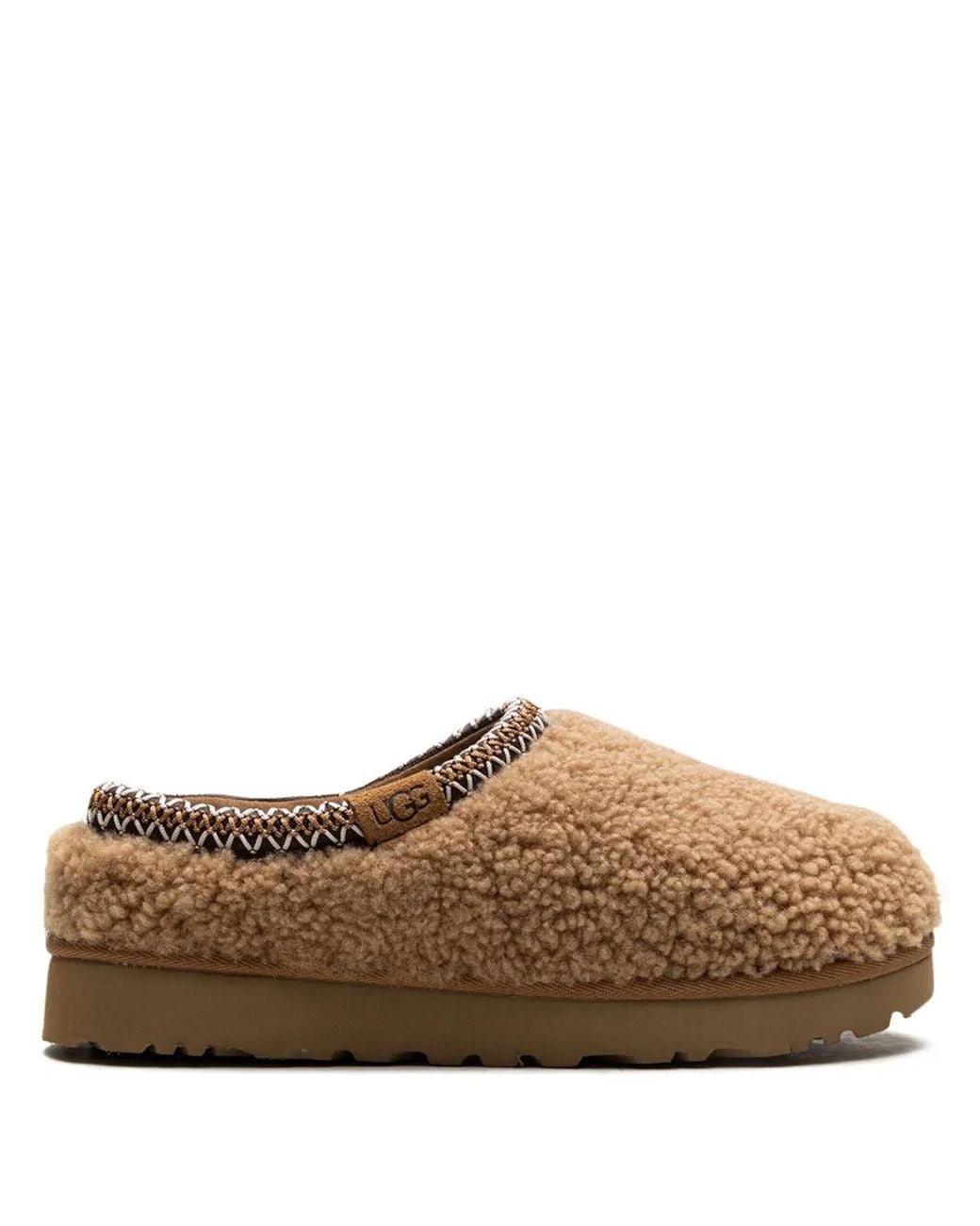 Ugg Brown Tasman Maxi Curly Slipper