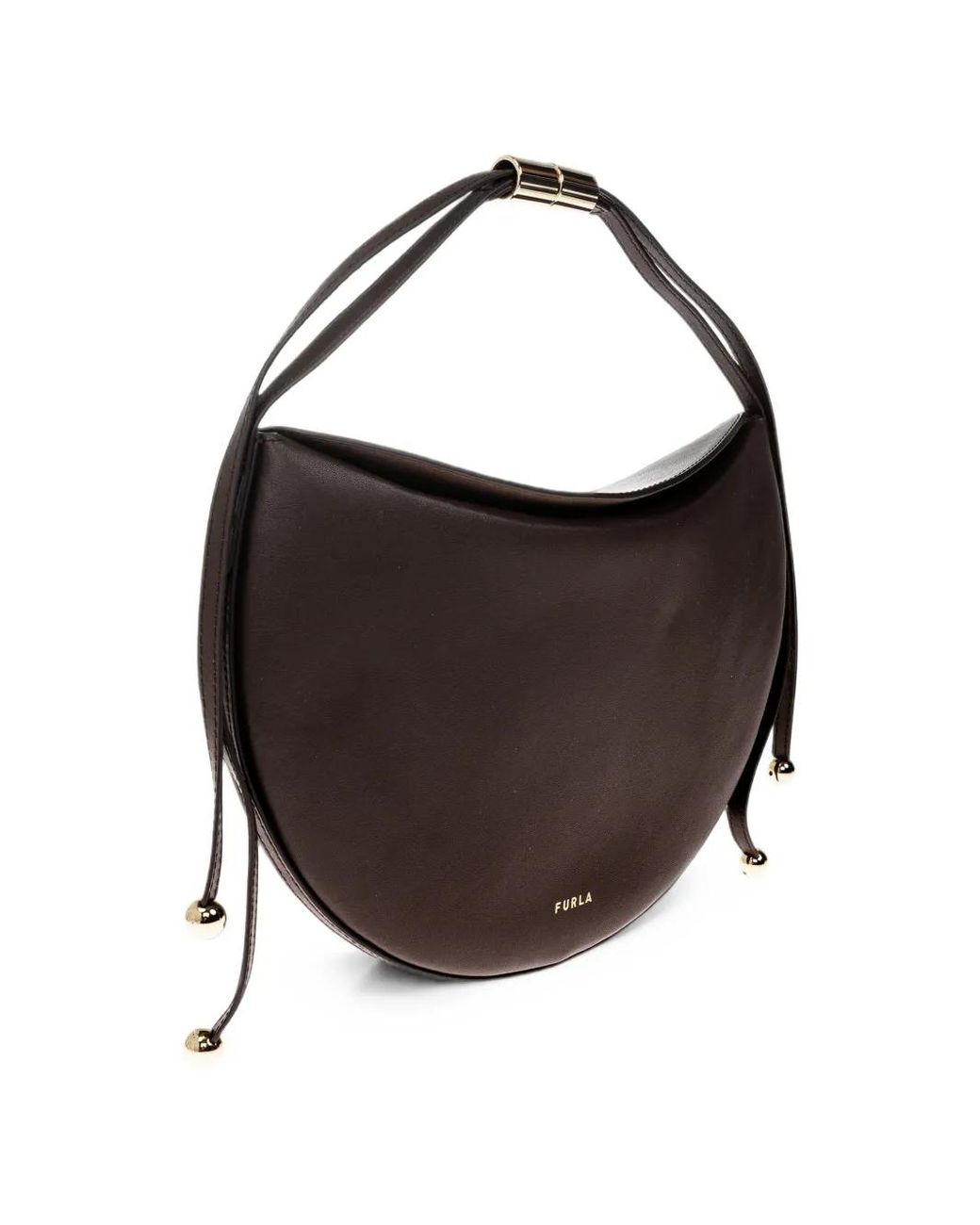 Furla Brown Moonstone Shoulder Bag M