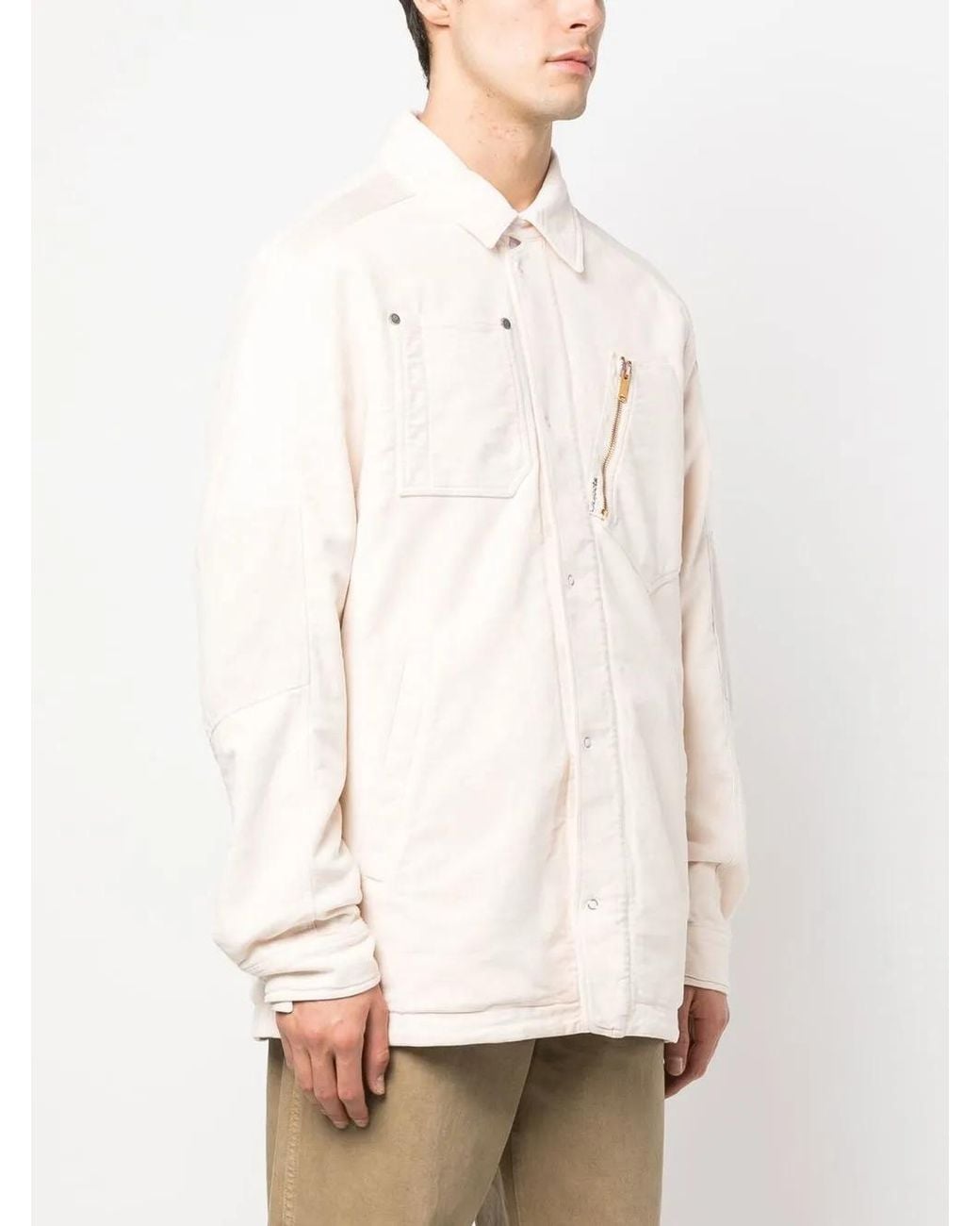 Objects IV Life Natural Logo-Patch Shirt Jacket for men