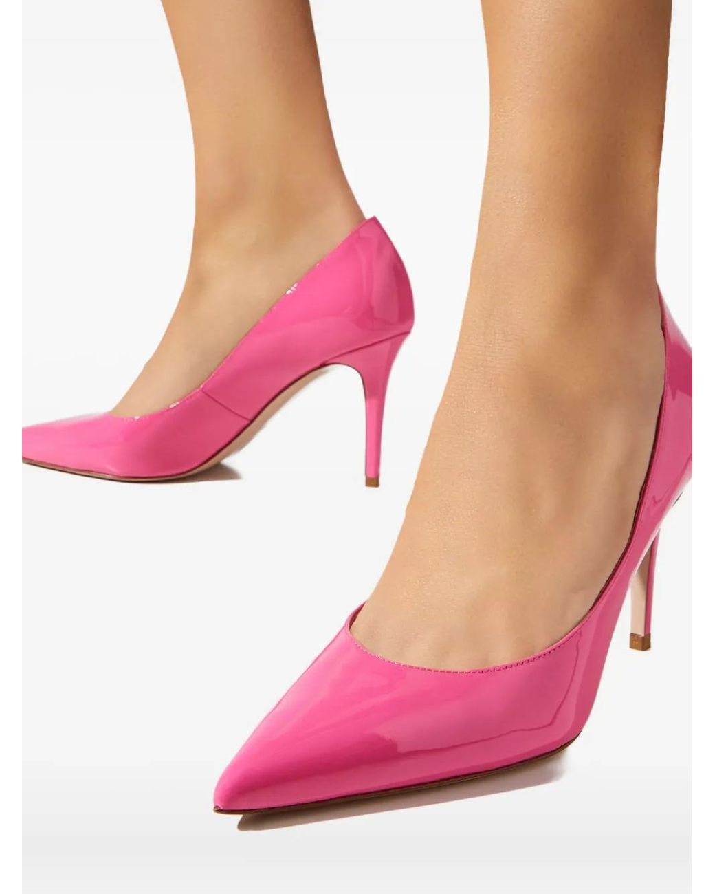 Le Silla Pink 90Mm Pointed Pumps