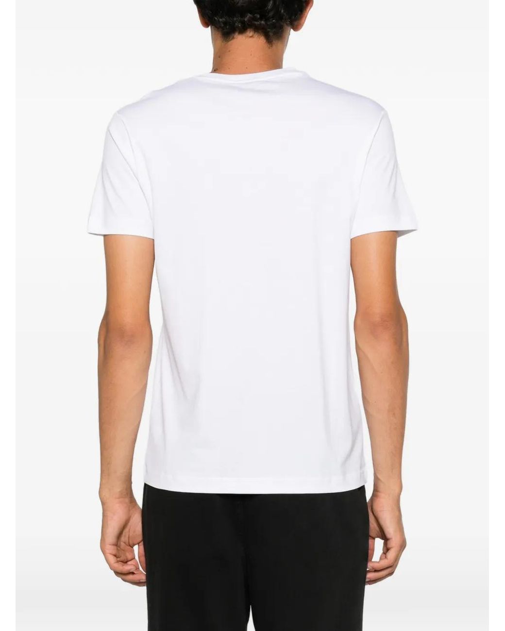 STEFAN BRANDT White Crew-Neck Short-Sleeve T-Shirt for men