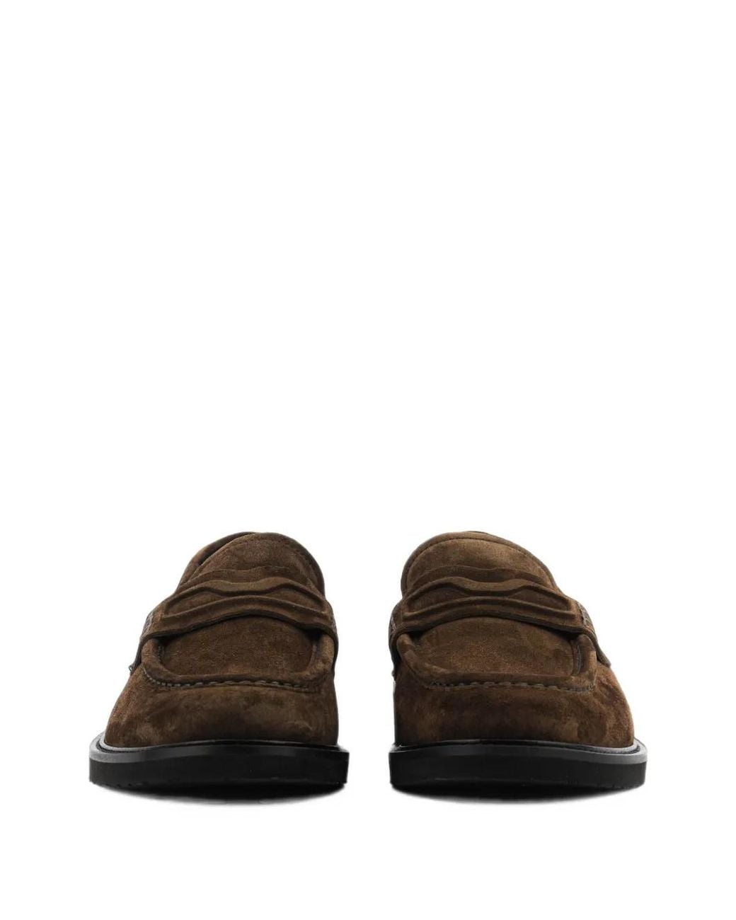Nubikk White Jones Gatsby Suede Loafers for men