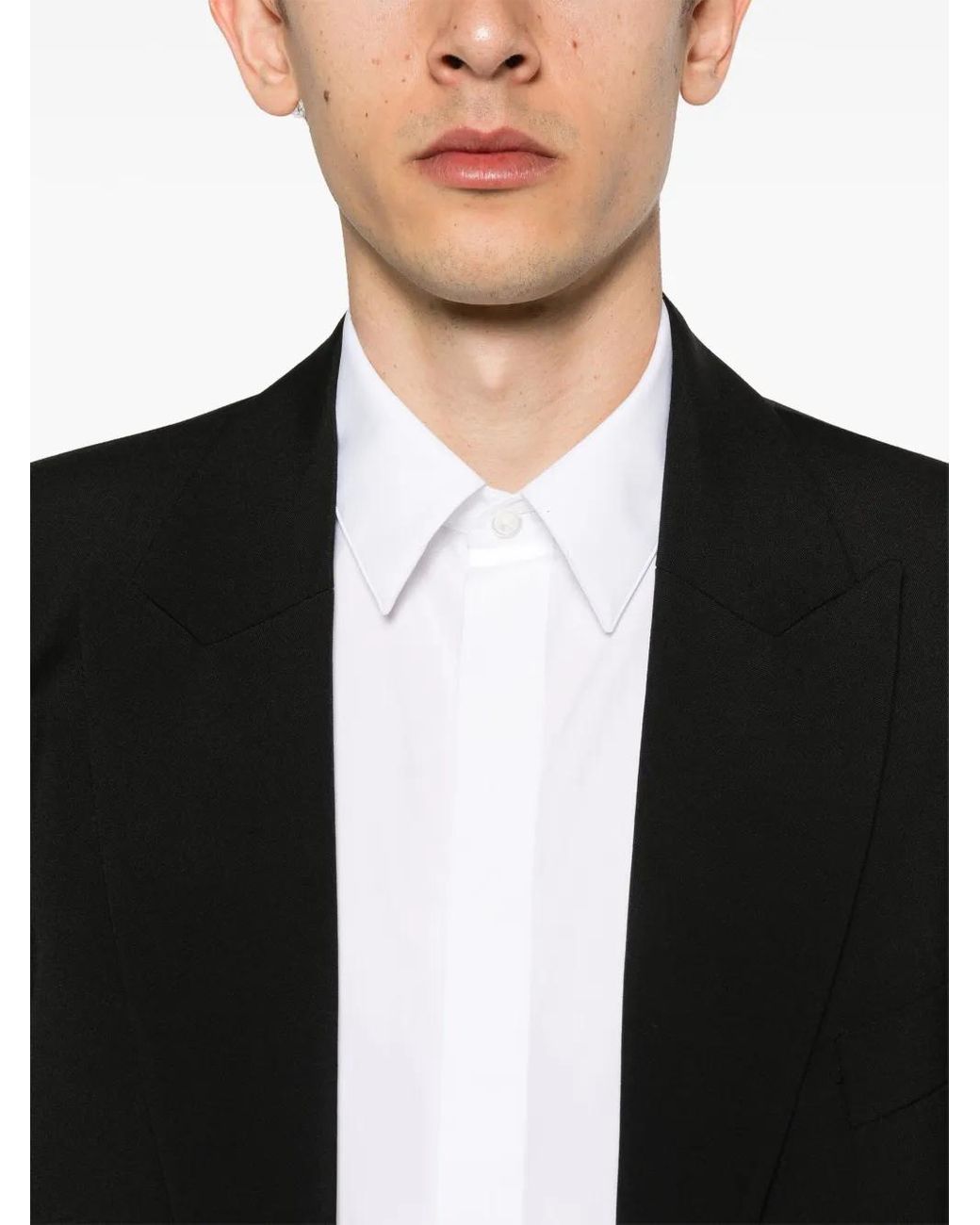 Givenchy White 4G-Embroidery Poplin Shirt for men