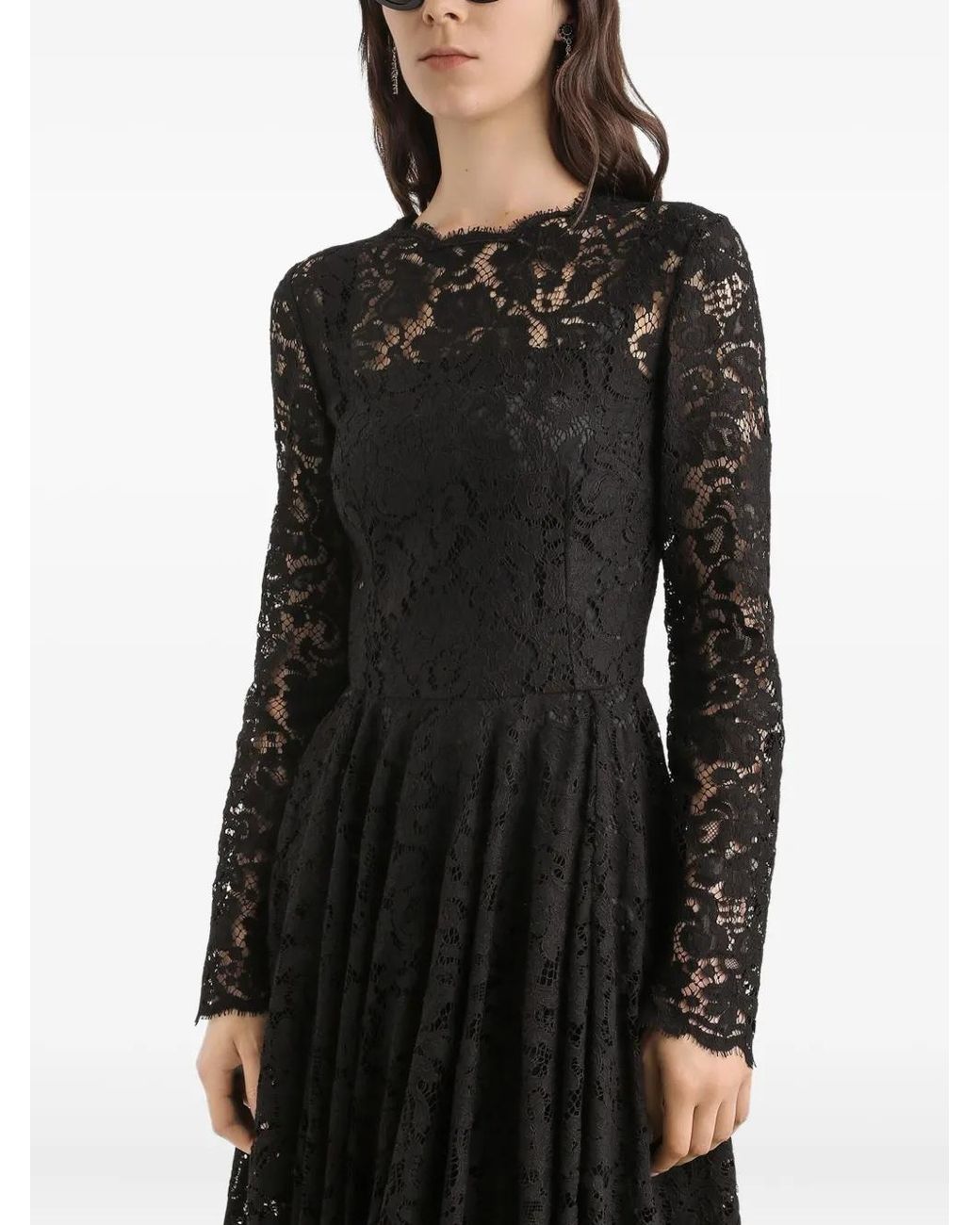 Dolce & Gabbana Black Lace Dress