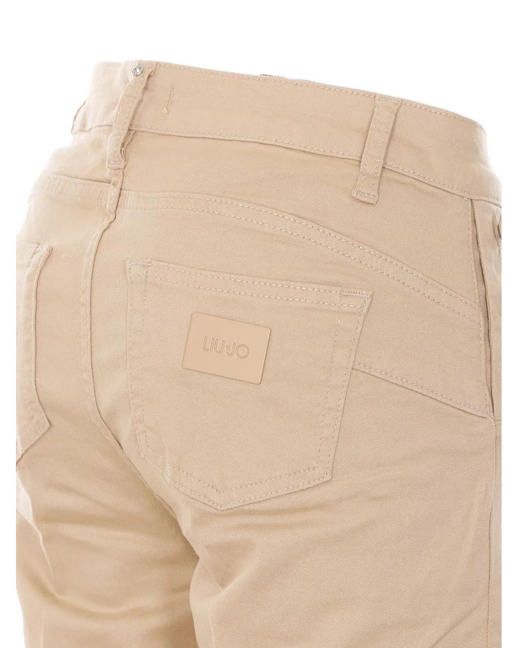 Liu Jo Natural Jean Évasé À Logo