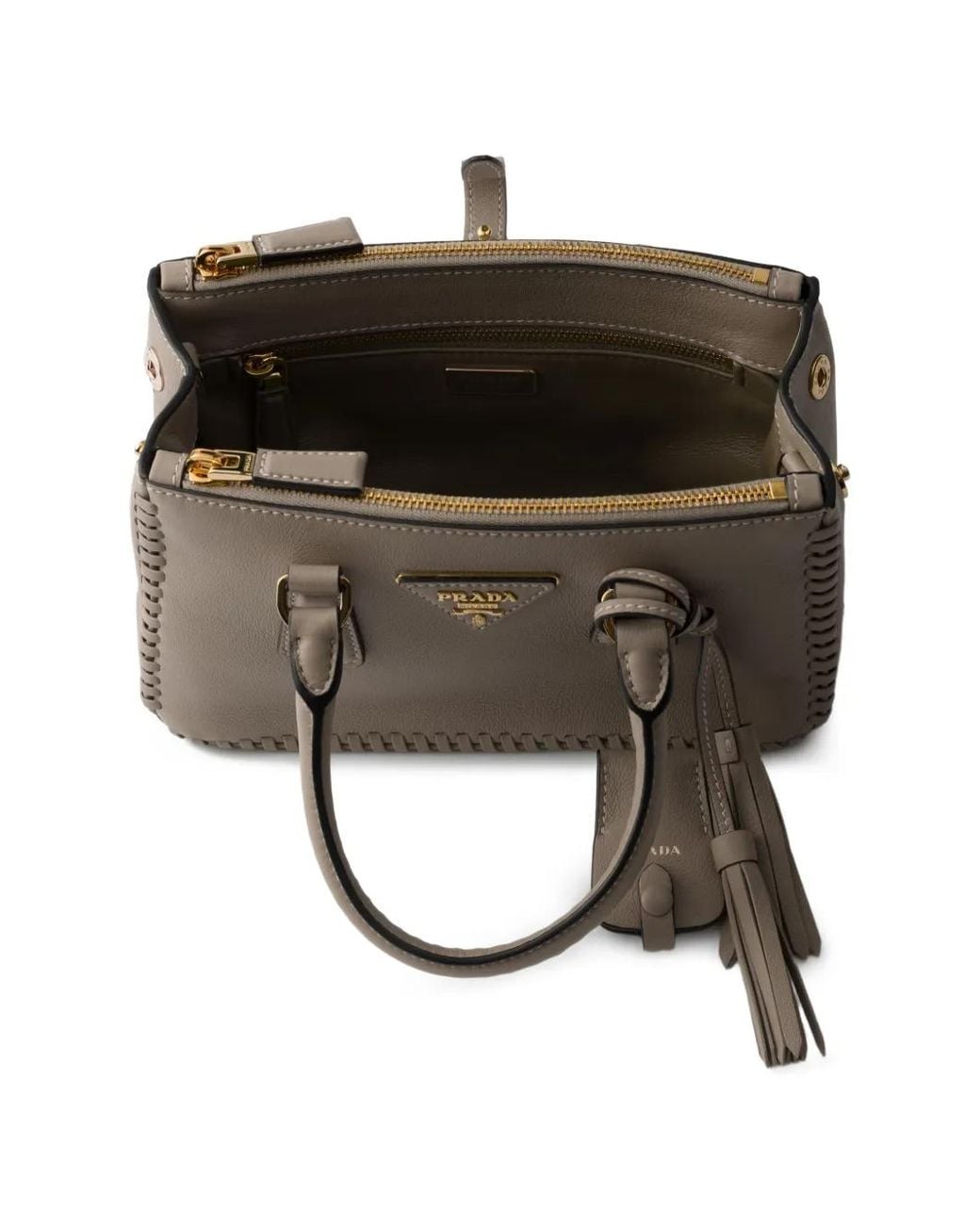 Prada Brown Mini Galleria Leather Tote Bag