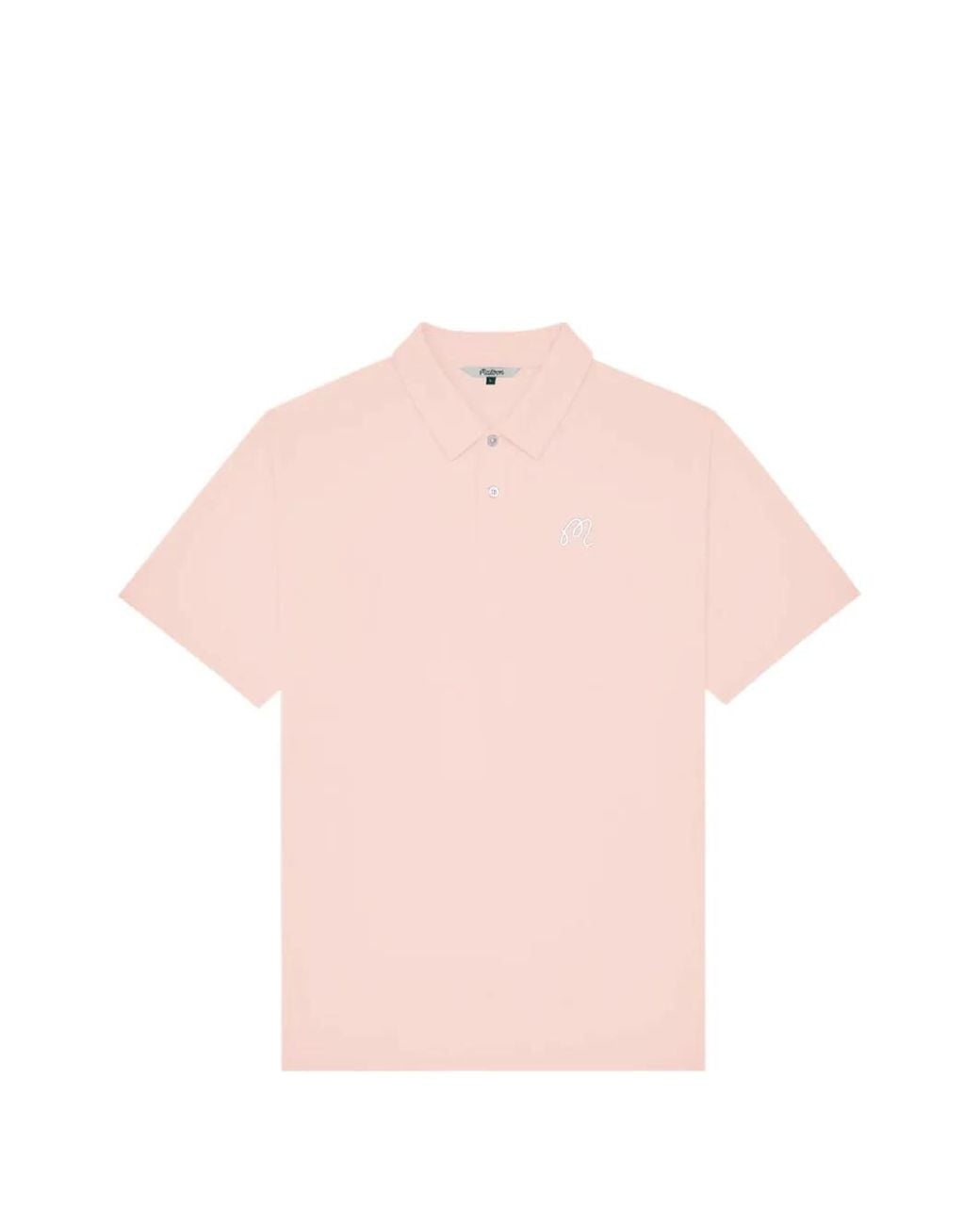 Malbon Golf Pink Polo Fairway À Logo Brodé for men